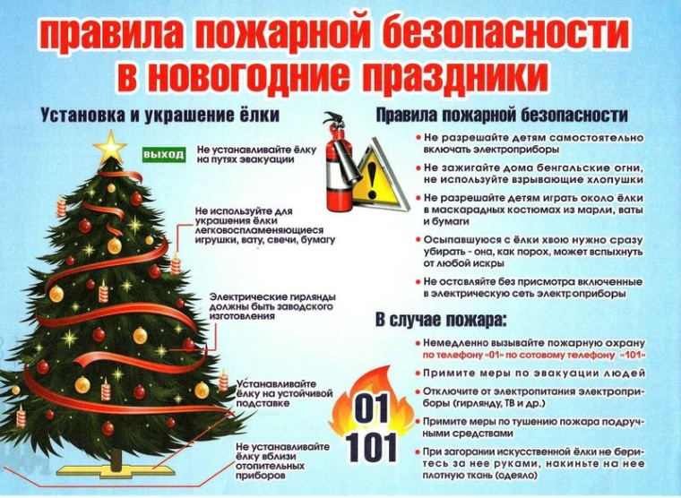 Безопасность в новогодние праздники.